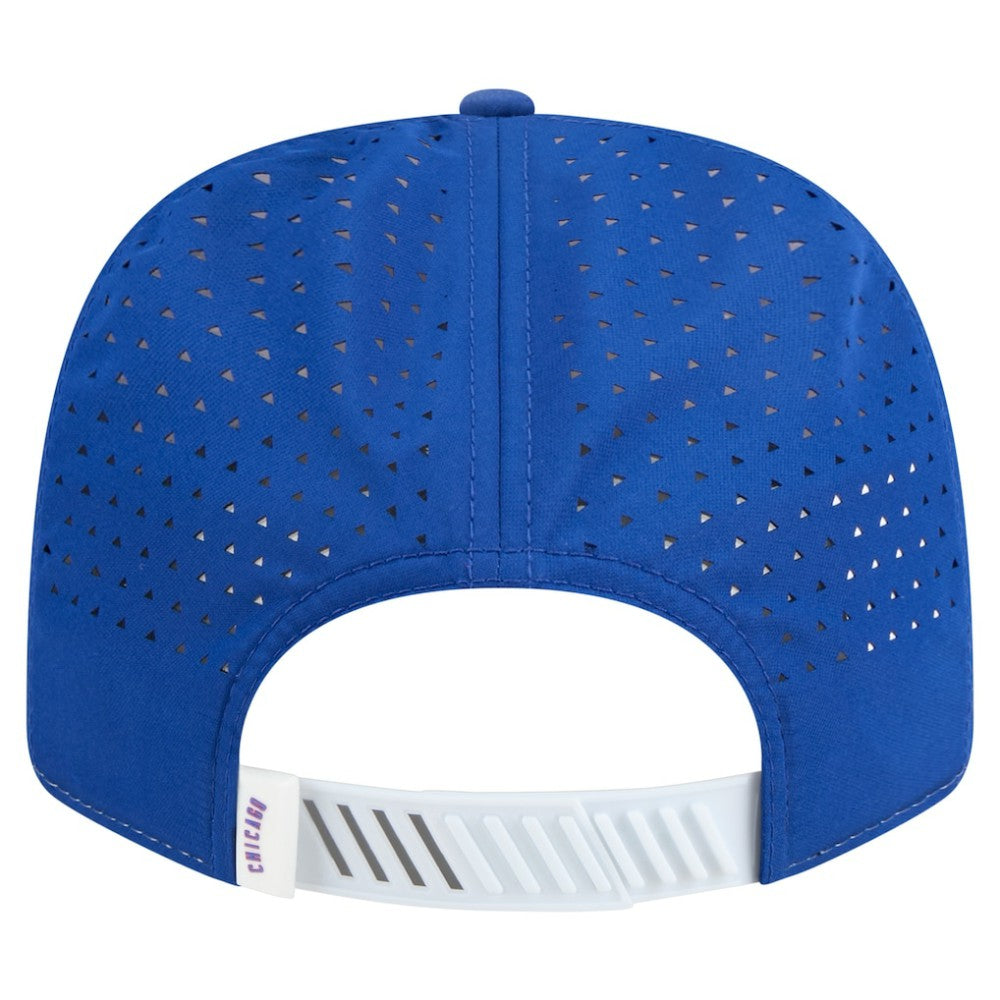 Chicago Cubs New Era Established Patch 9SEVENTY Adjustable Hat - White/Royal Hats