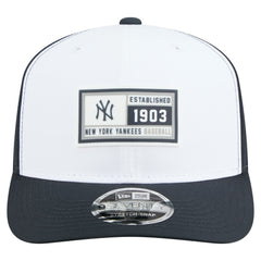 New York Yankees New Era Established Patch 9SEVENTY Adjustable Hat - White/Navy Hats