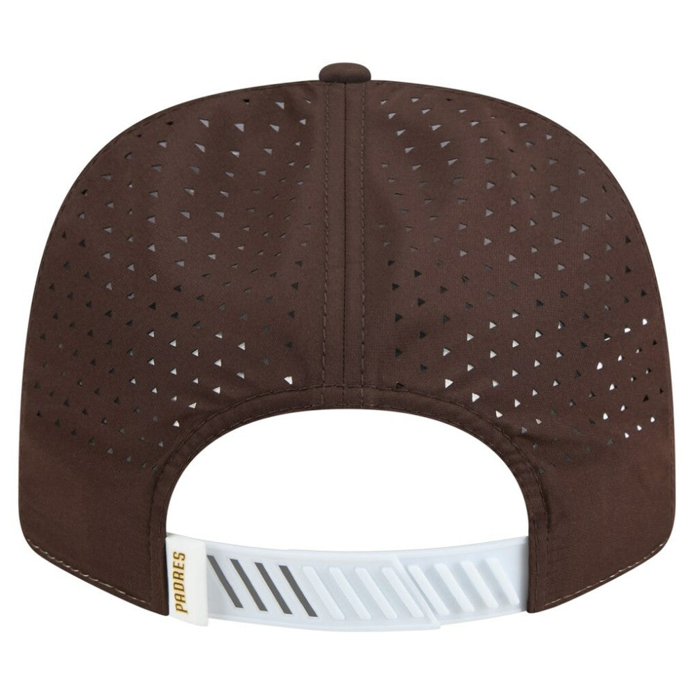 San Diego Padres New Era Established Patch 9SEVENTY Adjustable Hat - White/Brown Hats
