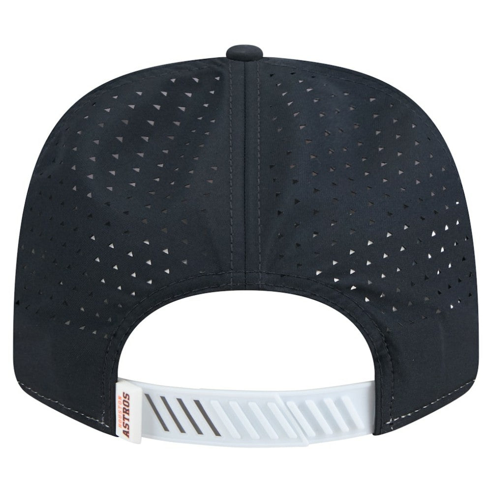 Houston Astros New Era Established Patch 9SEVENTY Adjustable Hat - White/Navy Hats