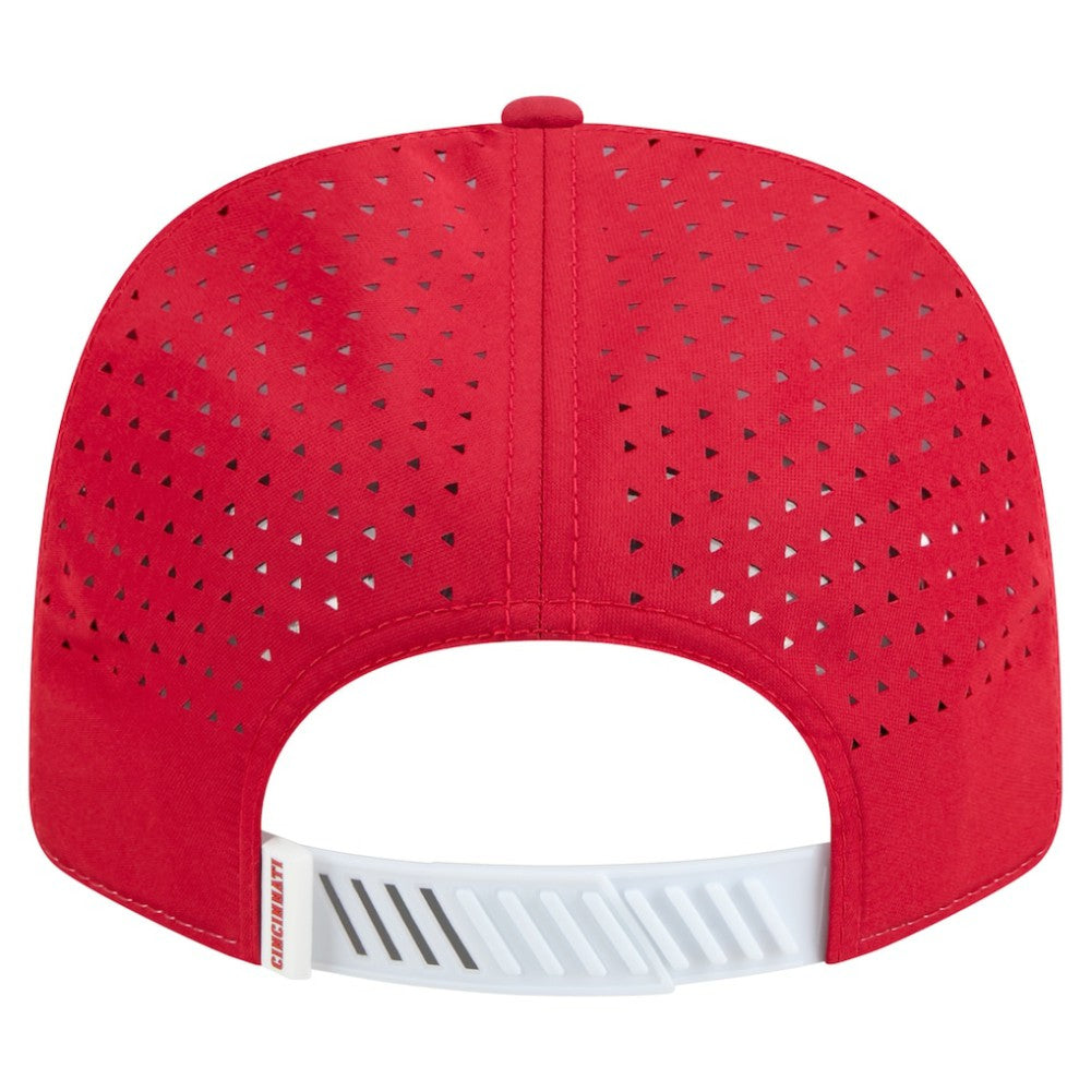 Cincinnati Reds New Era Established Patch 9SEVENTY Adjustable Hat - White/Red Hats