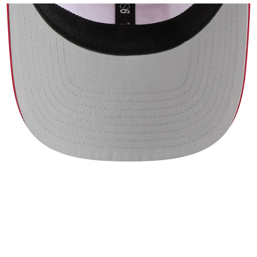 Cincinnati Reds New Era Established Patch 9SEVENTY Adjustable Hat - White/Red Hats