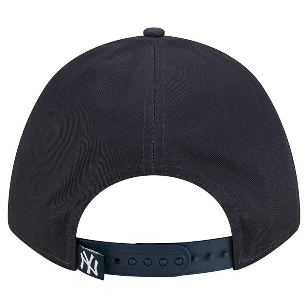 New York Yankees New Era Women's Metallic A-Frame 9FORTY Adjustable Hat - Navy Hats