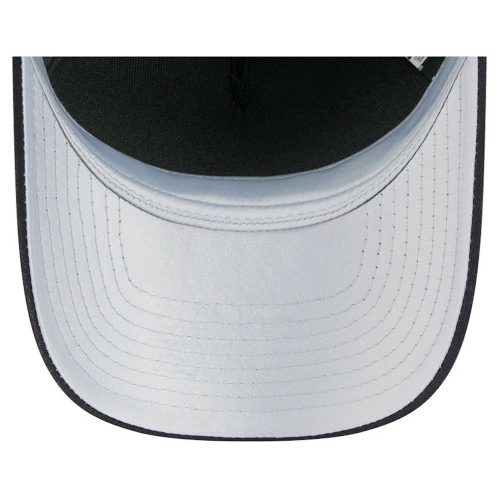 New York Yankees New Era Women's Metallic A-Frame 9FORTY Adjustable Hat - Navy Hats