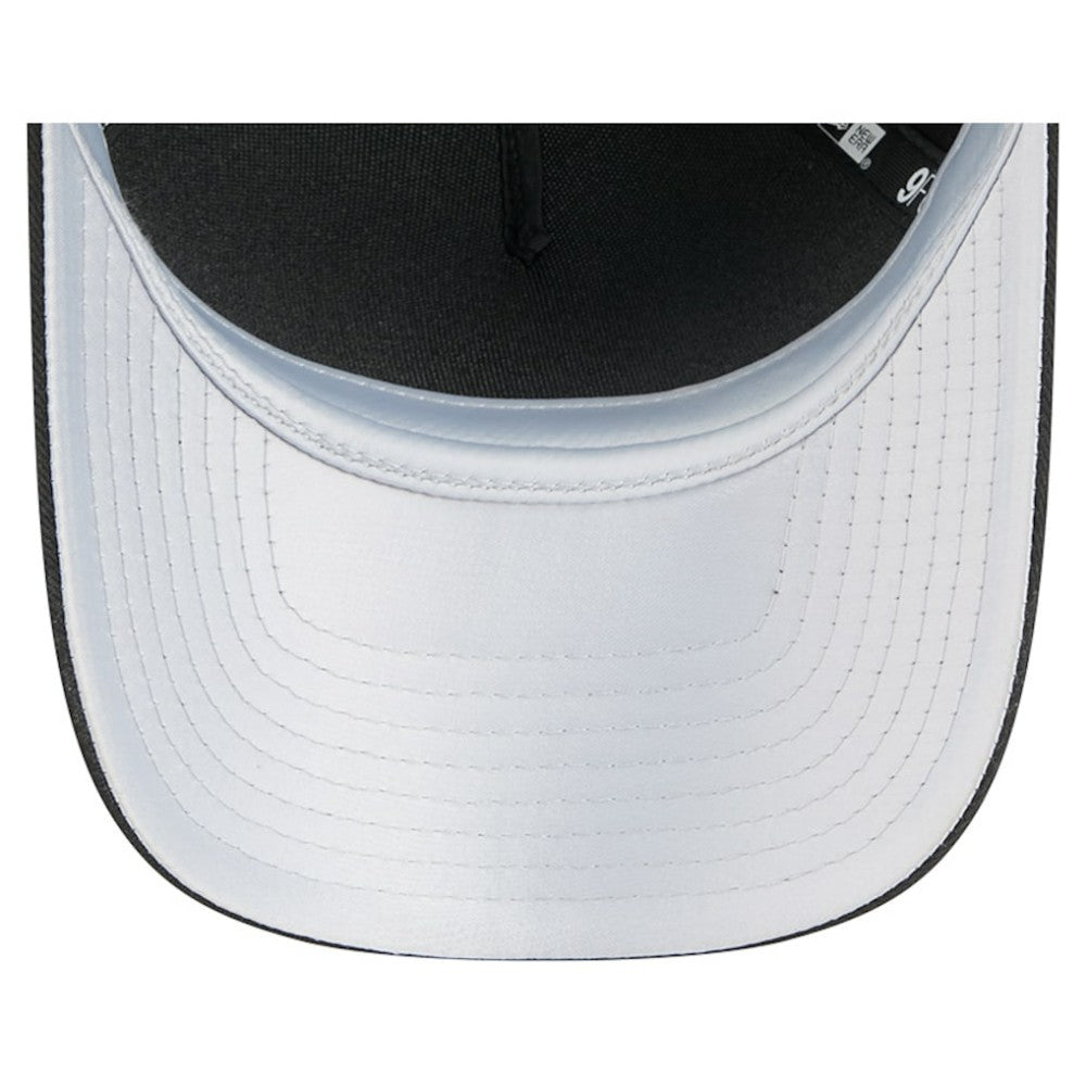 Chicago White Sox New Era Women's Metallic A-Frame 9FORTY Adjustable Hat - Black Hats