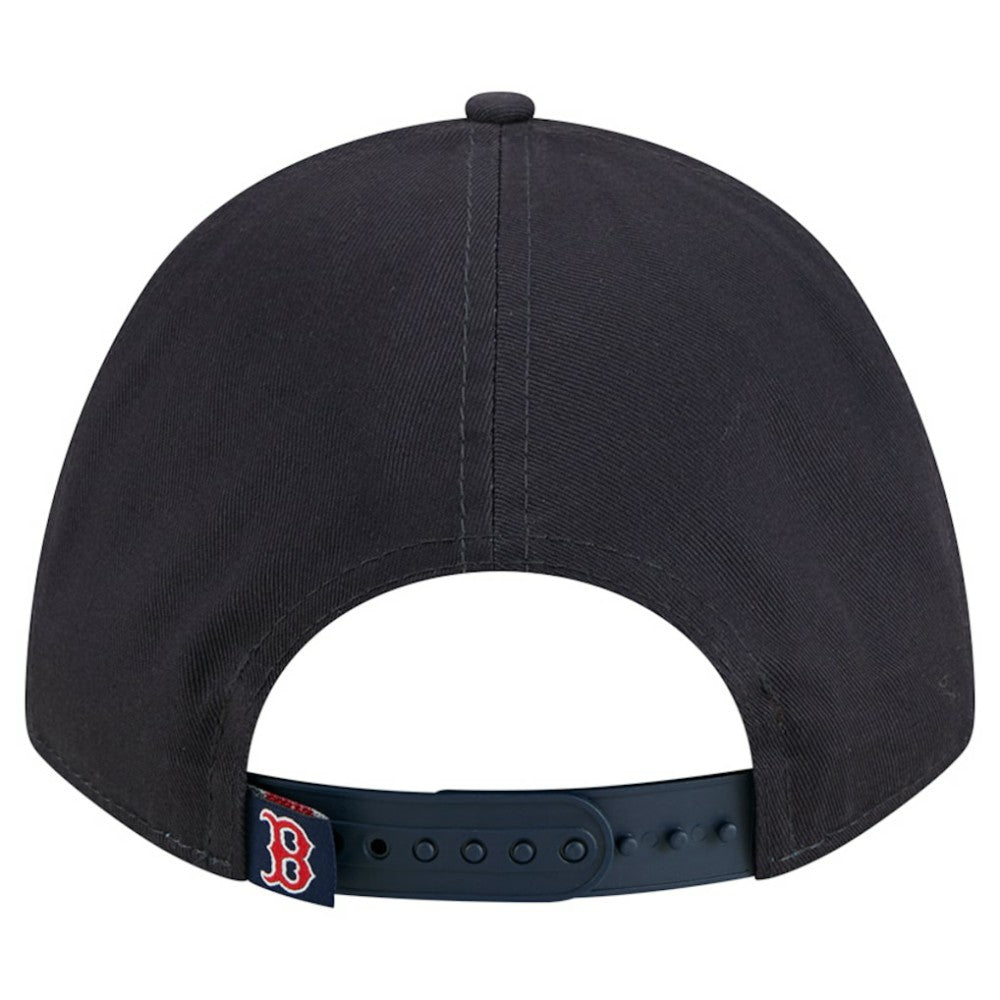 Boston Red Sox New Era Women's Metallic A-Frame 9FORTY Adjustable Hat - Navy Hats