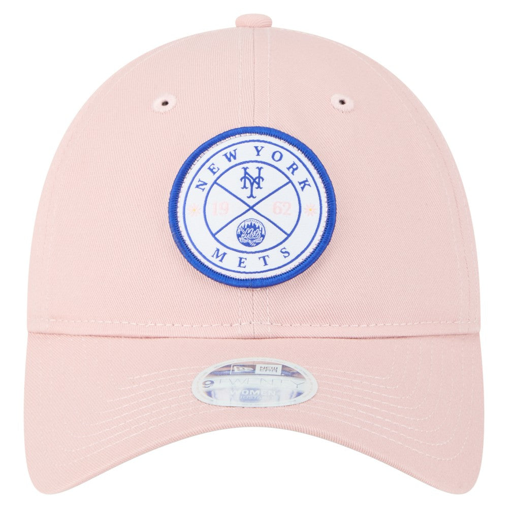 New York Mets New Era Women's Bloom 9TWENTY Adjustable Hat - Pink Hats