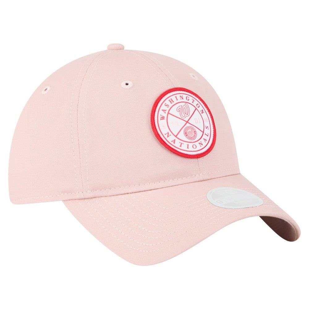Washington Nationals New Era Women's Bloom 9TWENTY Adjustable Hat - Pink Hats