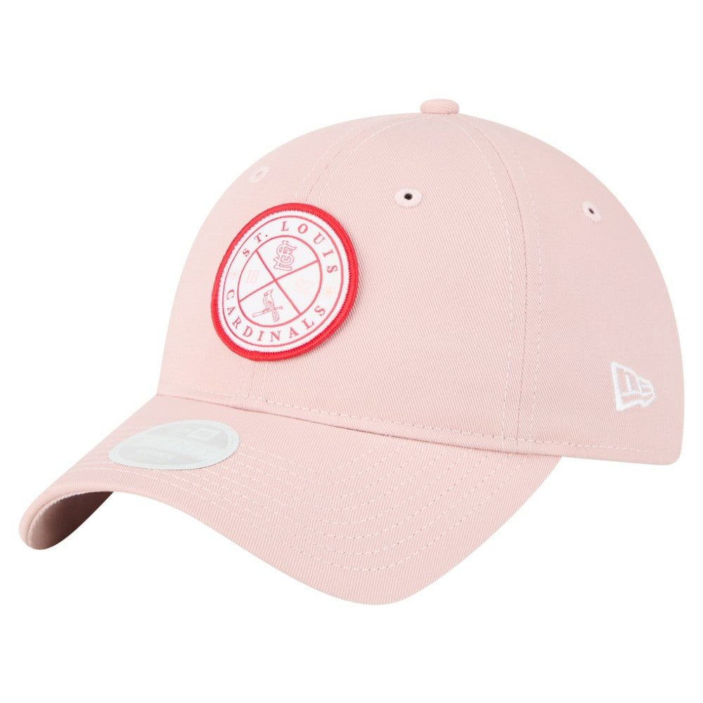 St. Louis Cardinals New Era Women's Bloom 9TWENTY Adjustable Hat - Pink Hats