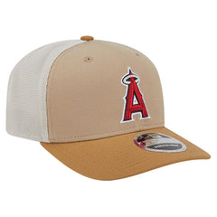 Los Angeles Angels New Era 9SEVENTY Trucker Adjustable Hat - Stone Hats