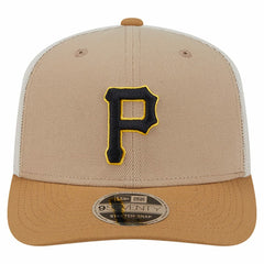Pittsburgh Pirates New Era 9SEVENTY Trucker Adjustable Hat - Stone Hats