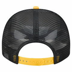 Pittsburgh Pirates New Era Banner A-Frame 9FIFTY Trucker Snapback Hat - Cream/Black Hats