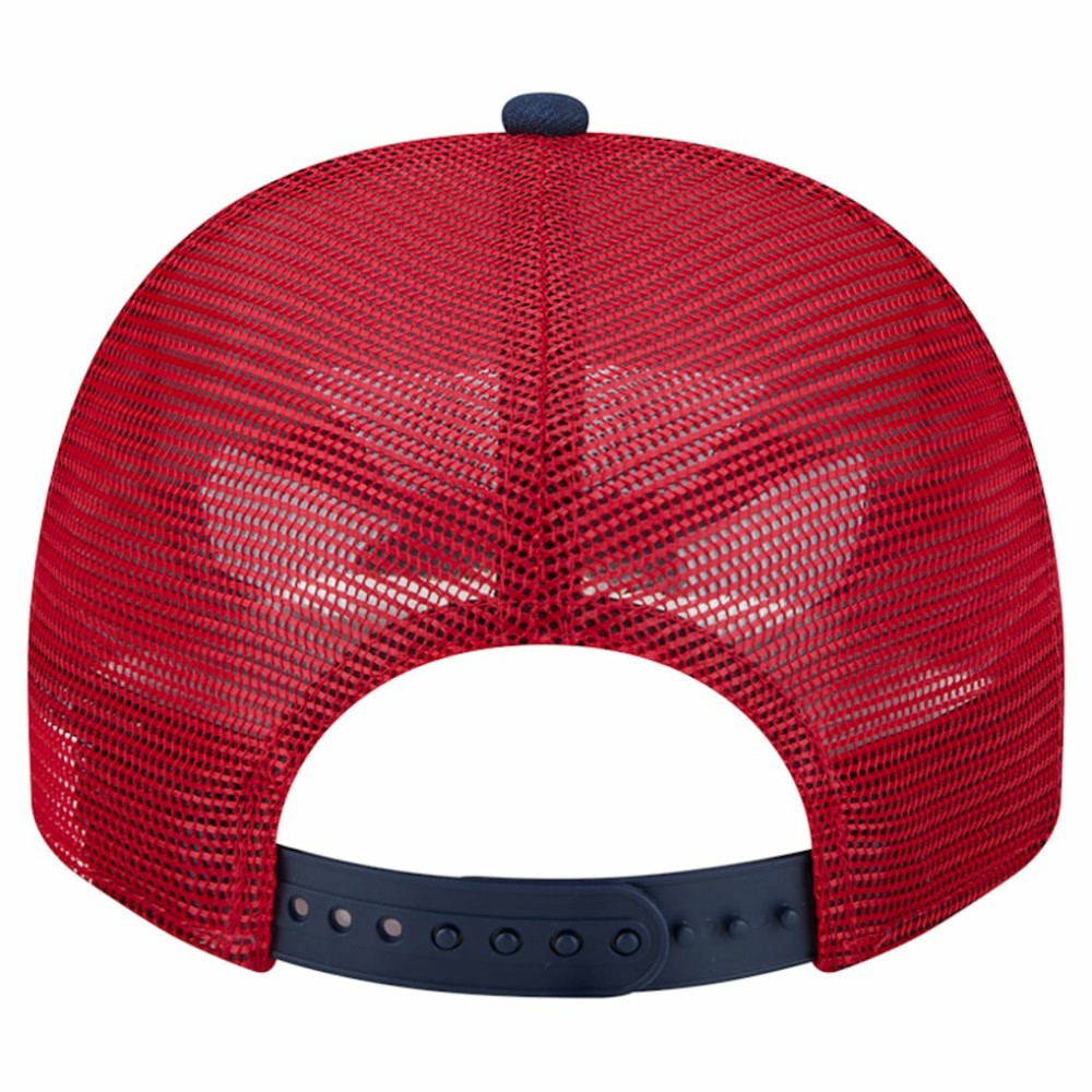 St. Louis Cardinals New Era Banner A-Frame 9FIFTY Trucker Snapback Hat - Cream/Red Hats