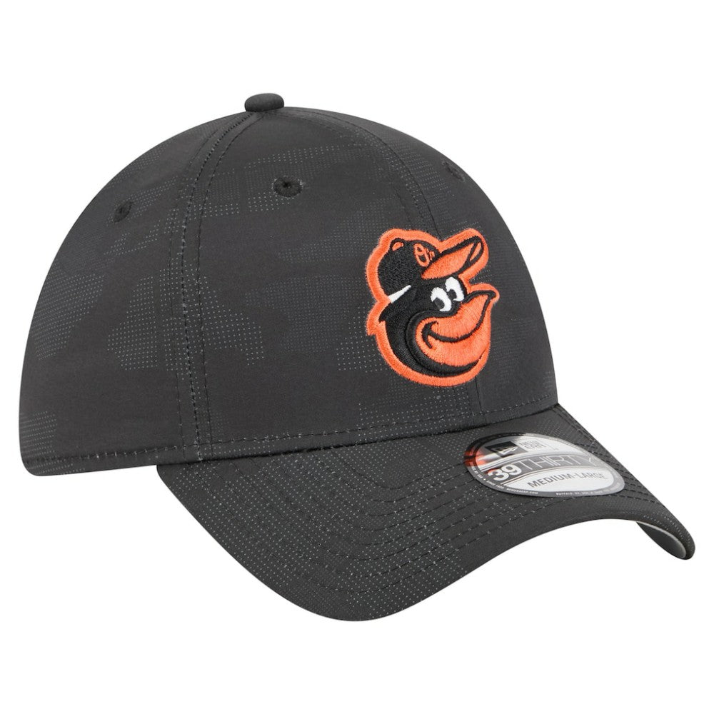 Baltimore Orioles New Era Tonal Camo 39THIRTY Flex Hat - Black Hats