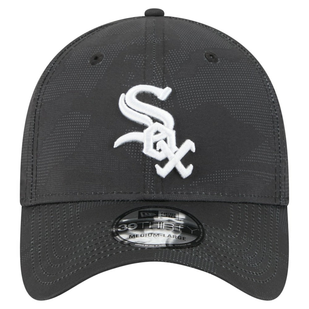 Chicago White Sox New Era Tonal Camo 39THIRTY Flex Hat - Black Hats