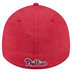 Philadelphia Phillies New Era Tonal Camo 39THIRTY Flex Hat - Red Hats