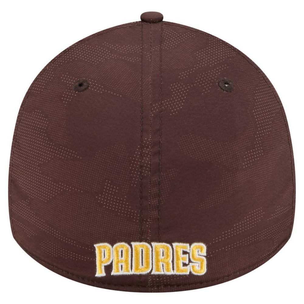 San Diego Padres New Era Tonal Camo 39THIRTY Flex Hat - Brown Hats