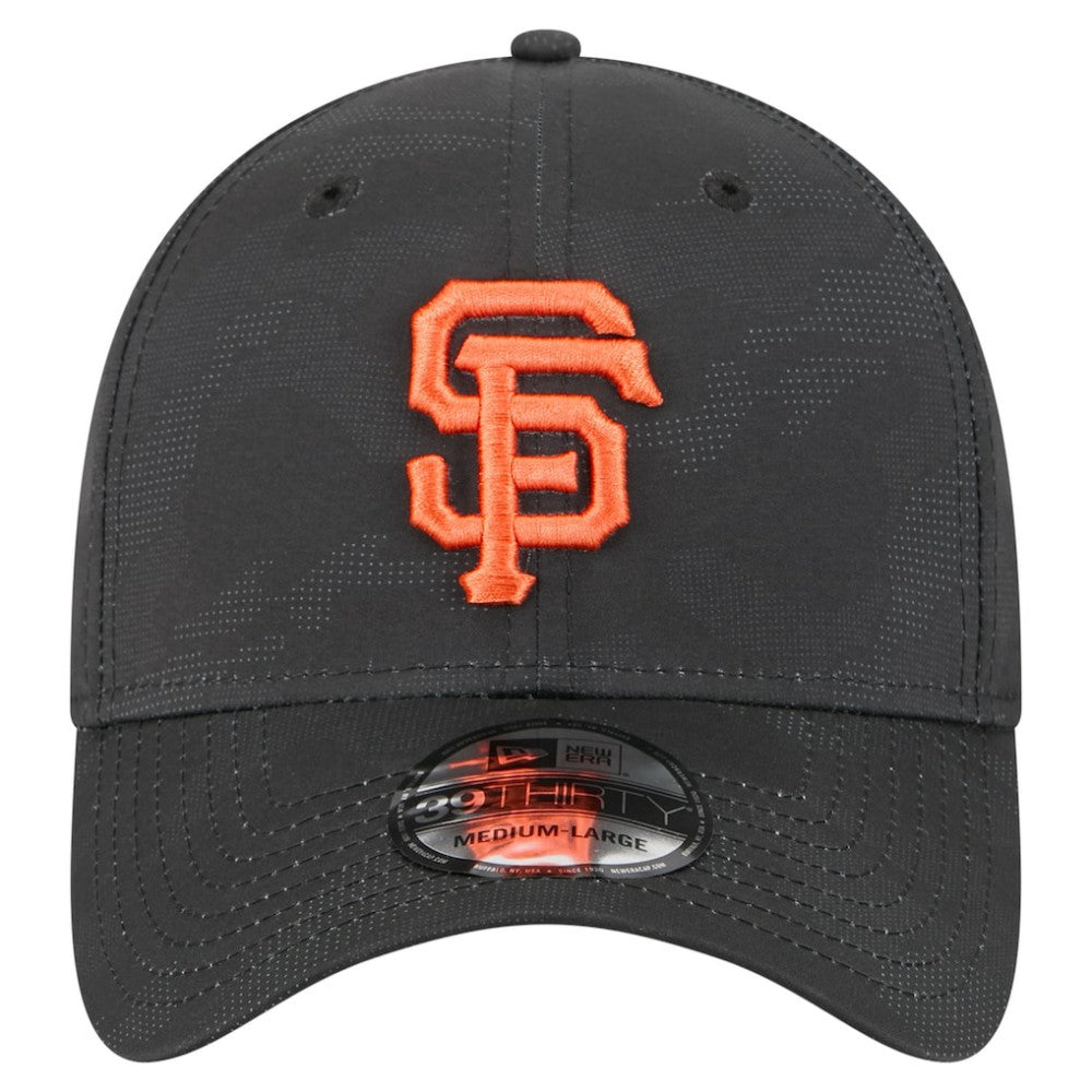 San Francisco Giants New Era Tonal Camo 39THIRTY Flex Hat - Black Hats