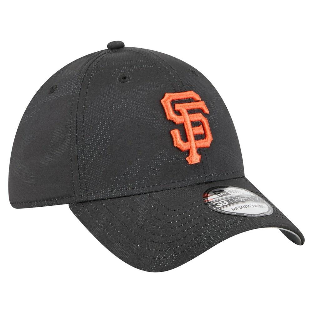 San Francisco Giants New Era Tonal Camo 39THIRTY Flex Hat - Black Hats