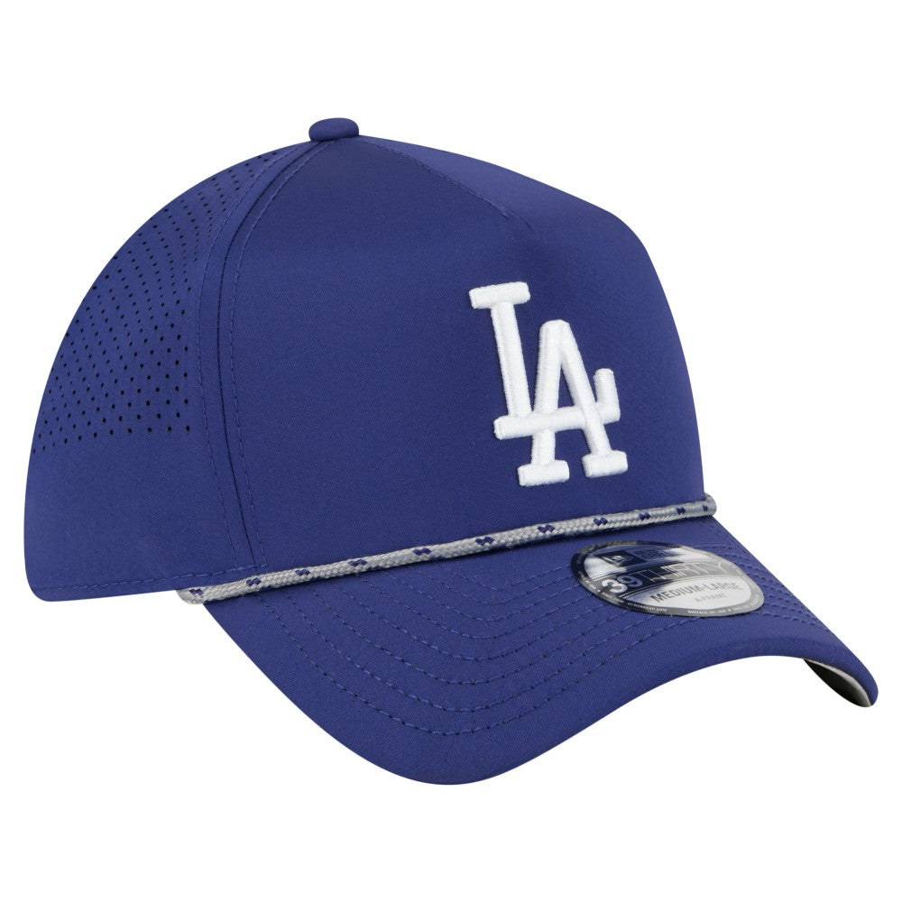 Los Angeles Dodgers New Era 39THIRTY A-Frame Perforated Flex Hat - Royal Hats