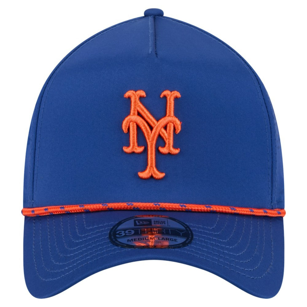New York Mets New Era 39THIRTY A-Frame Perforated Flex Hat - Royal Hats