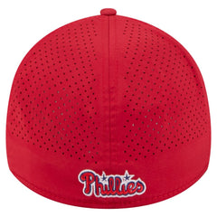 Philadelphia Phillies New Era 39THIRTY A-Frame Perforated Flex Hat - Red Hats