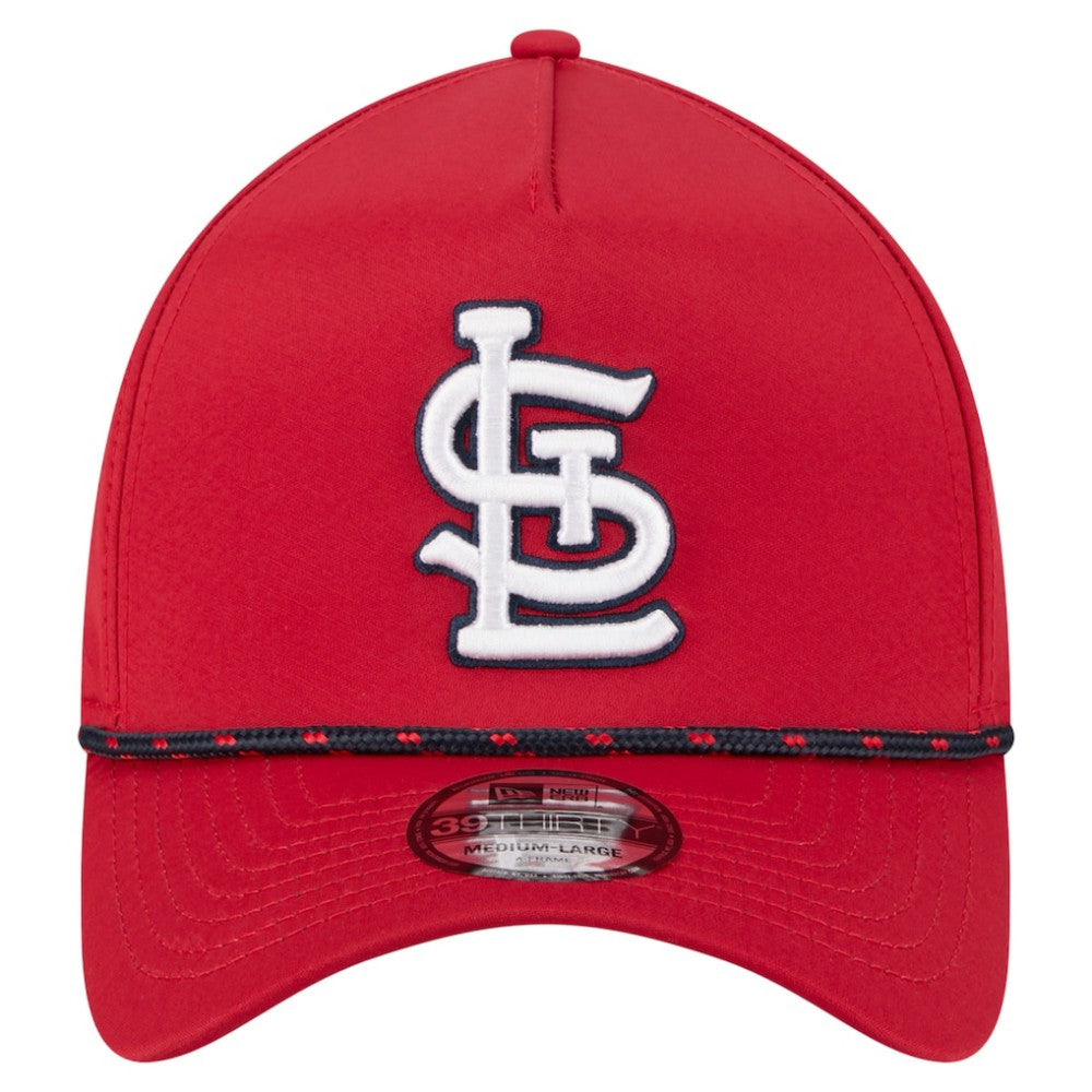 St. Louis Cardinals New Era 39THIRTY A-Frame Perforated Flex Hat - Red Hats