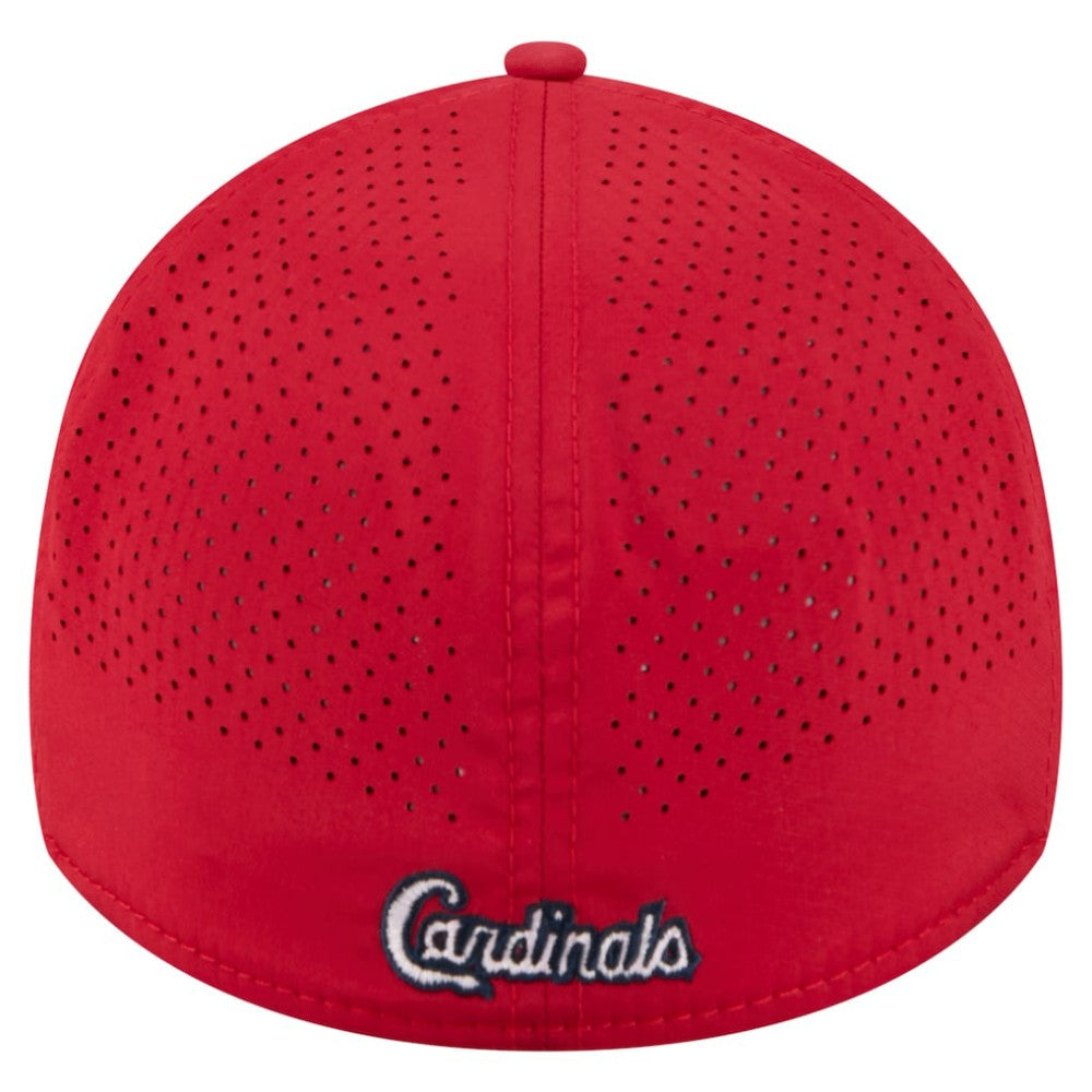 St. Louis Cardinals New Era 39THIRTY A-Frame Perforated Flex Hat - Red Hats