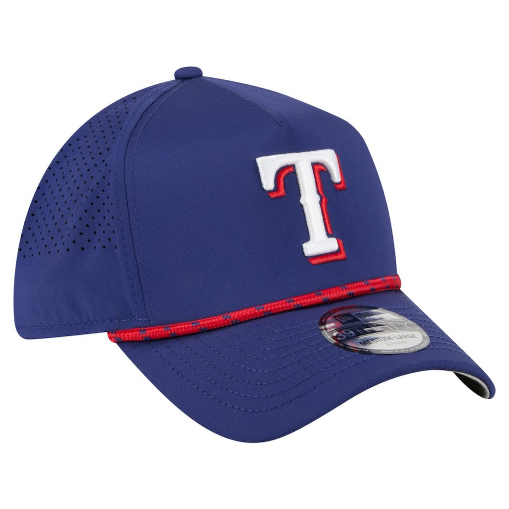 Texas Rangers New Era 39THIRTY A-Frame Perforated Flex Hat - Royal Hats