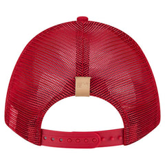 Cincinnati Reds New Era Text A-Frame Trucker 9FORTY Hat - Stone/Red Hats