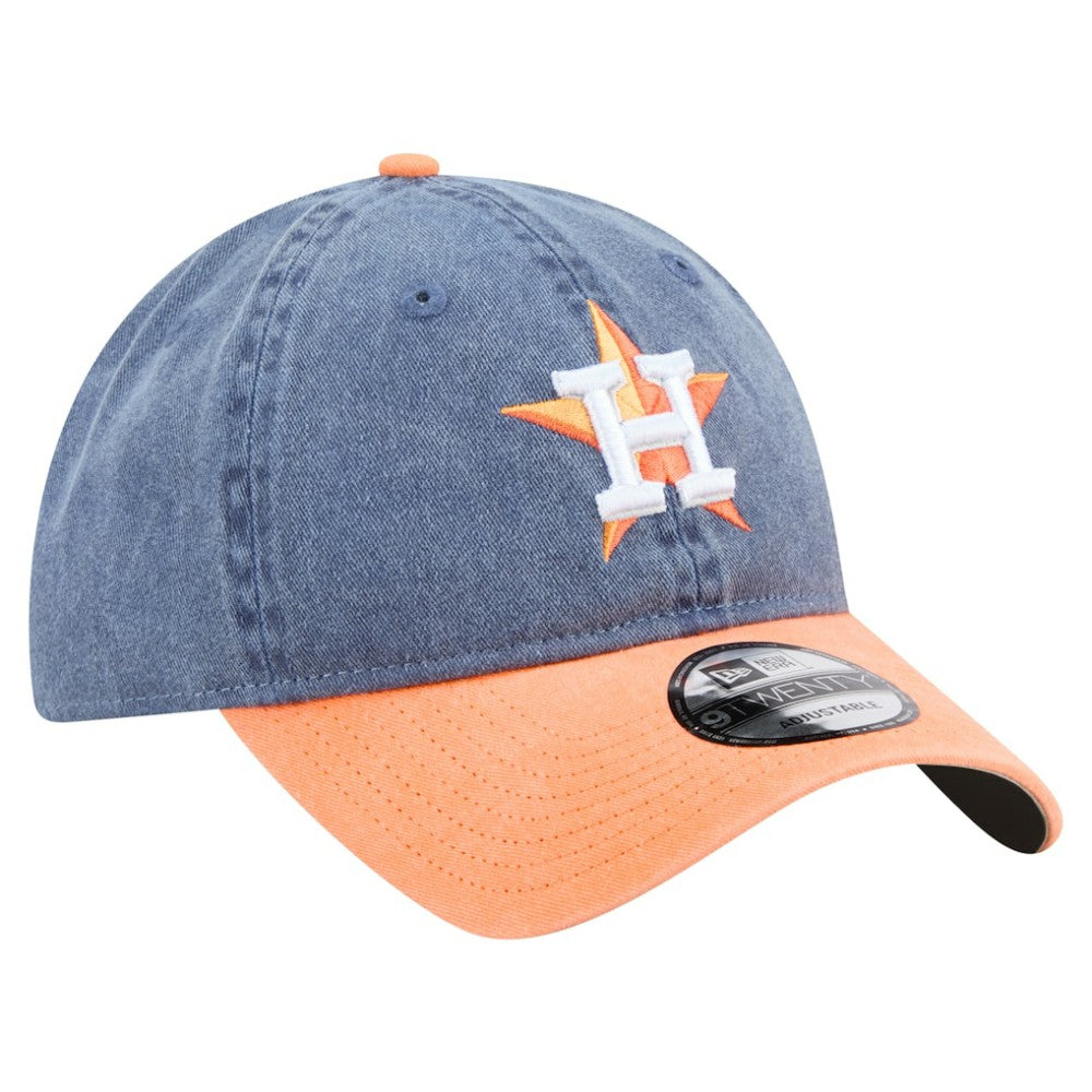 Houston Astros New Era Select 9TWENTY Adjustable Hat - Navy/Orange Hats