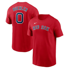 Walker Buehler Boston Red Sox Nike Fuse Name & Number T-Shirt - Red T-shirts
