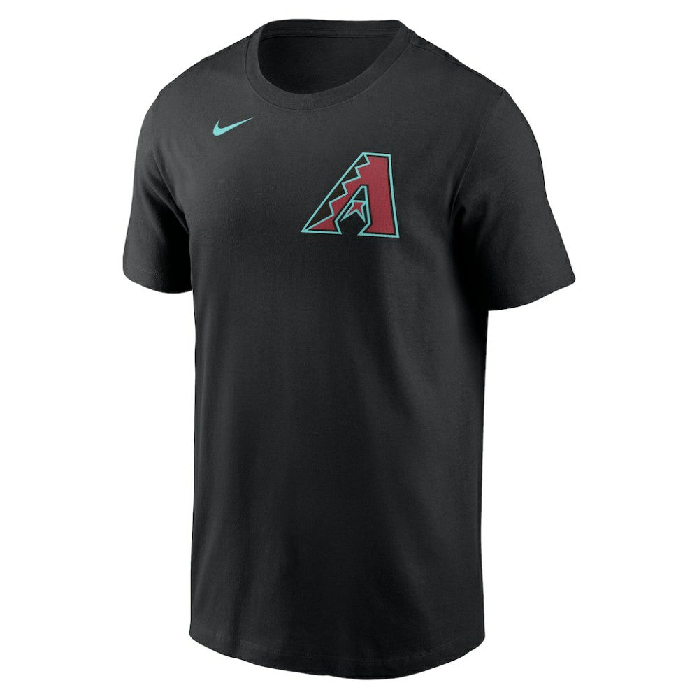 Corbin Burnes Arizona Diamondbacks Nike Fuse Name & Number T-Shirt - Black T-shirts