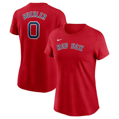 Walker Buehler Boston Red Sox Nike Women's Cooperstown Collection Fuse Name & Number T-Shirt - Red T-shirts