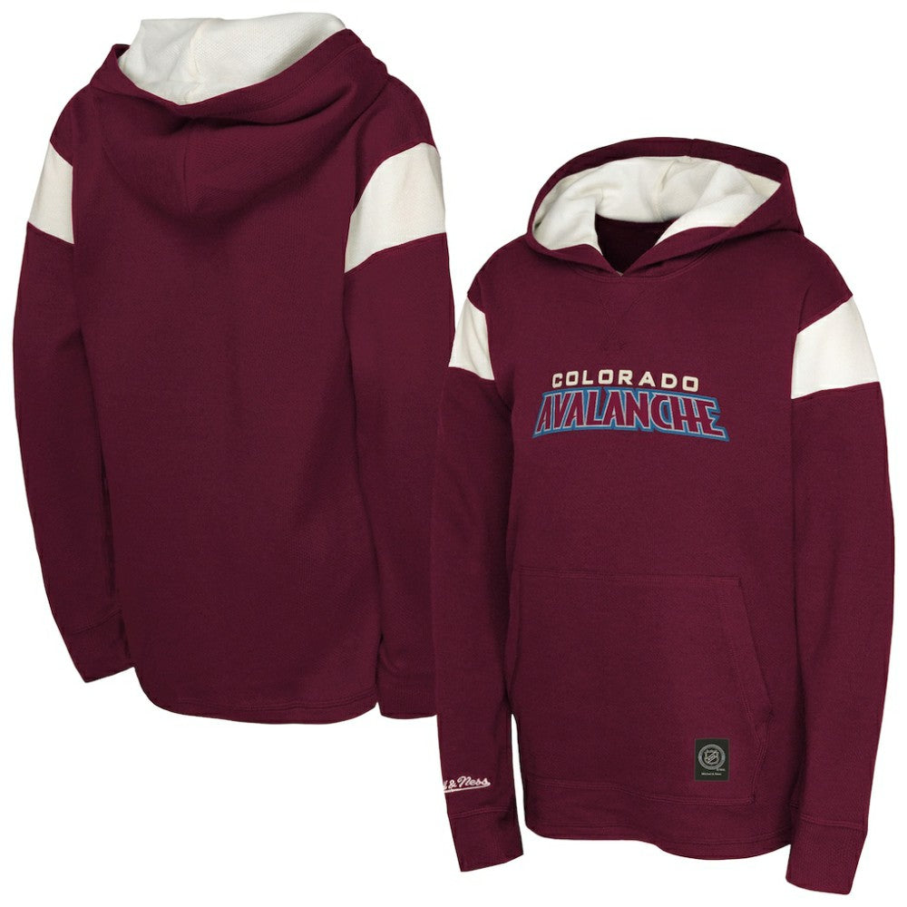 Colorado Avalanche Youth Thermal Lightweight Pullover Hoodie - Burgundy | US 202734098