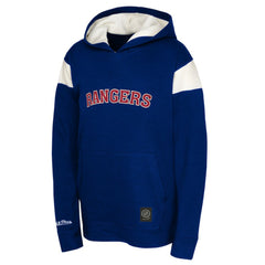 New York Rangers Youth Thermal Lightweight Pullover Hoodie - Navy | US 202734099