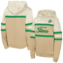 Dallas Stars Mitchell & Ness Youth Head Coach Pullover Hoodie - Tan | US 202734122