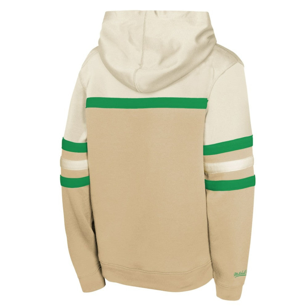 Dallas Stars Mitchell & Ness Youth Head Coach Pullover Hoodie - Tan | US 202734122