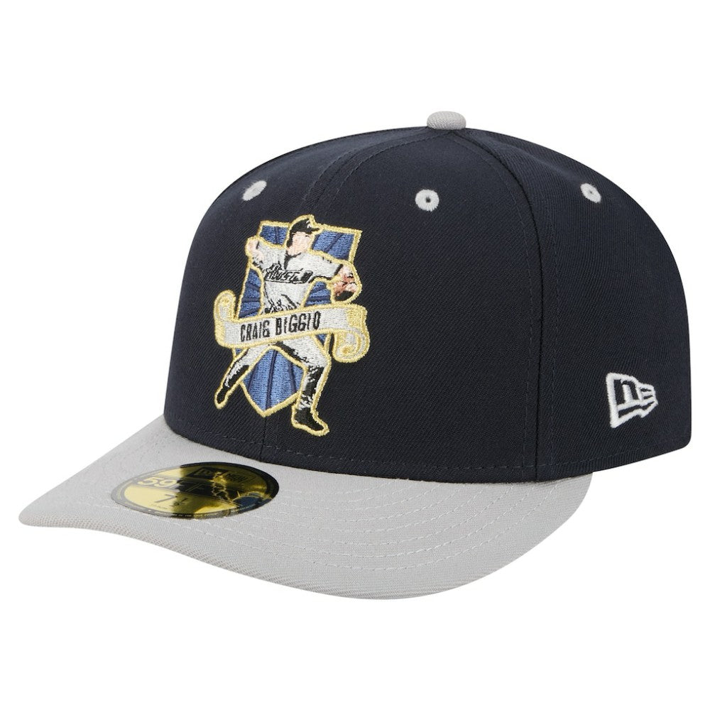 Craig Biggio Houston Astros New Era 59FIFTY Fitted Hat - Navy Hats