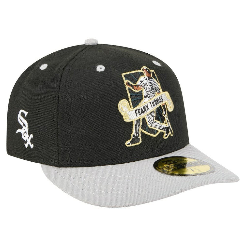 Frank Thomas Chicago White Sox New Era 59FIFTY Fitted Hat - Black Hats