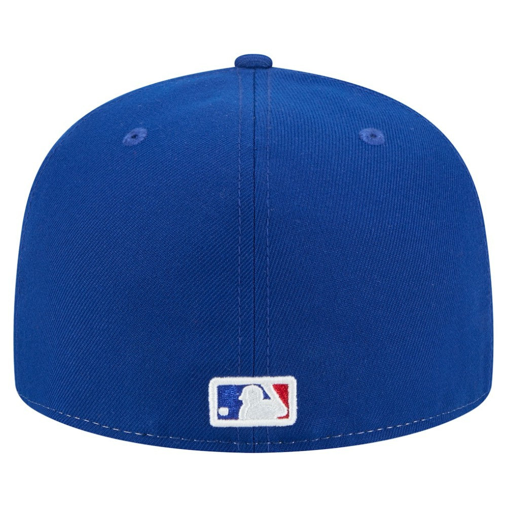 Chicago Cubs New Era Repeat 59FIFTY Fitted Hat - White/Royal Hats