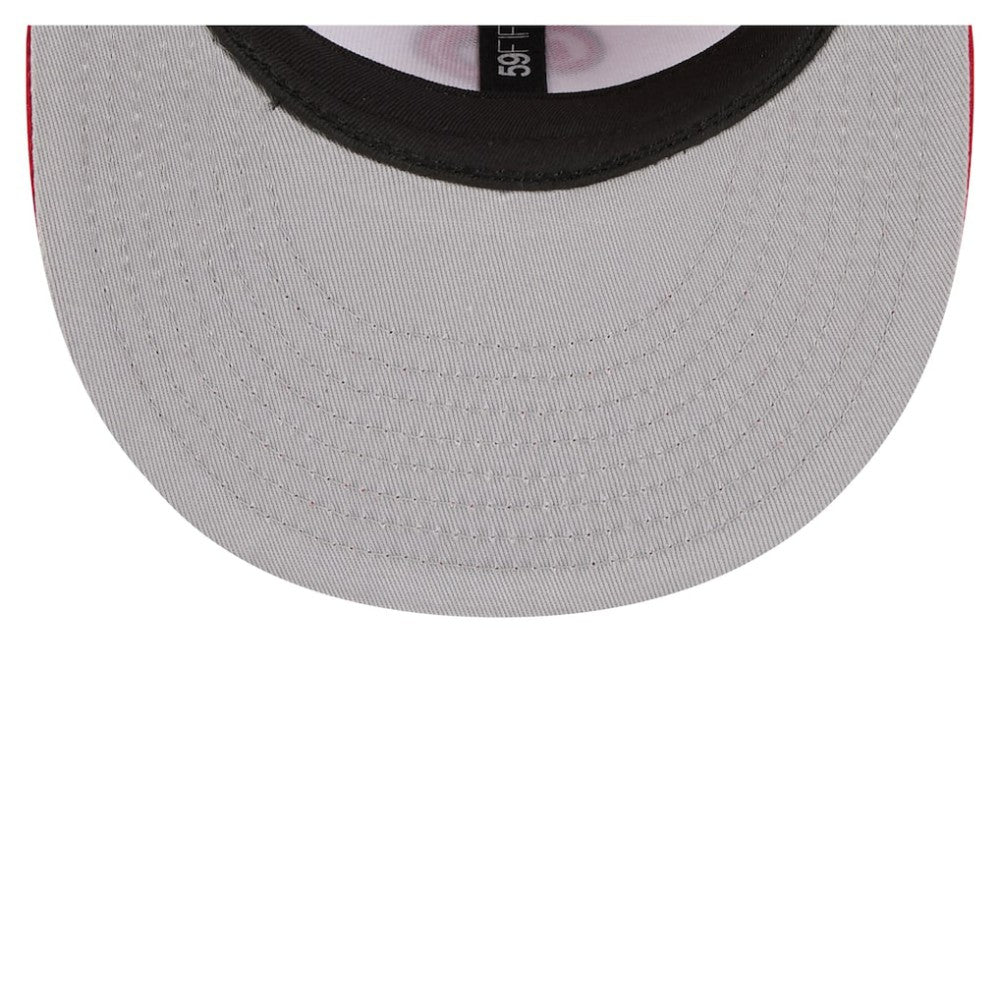 Philadelphia Phillies New Era Repeat 59FIFTY Fitted Hat - White/Red Hats