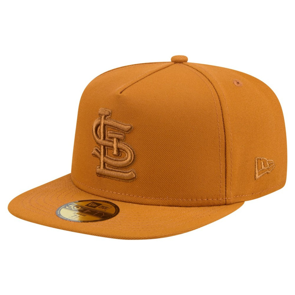 St. Louis Cardinals New Era Color Pack A-Frame 59FIFTY Fitted Hat - Orange Hats