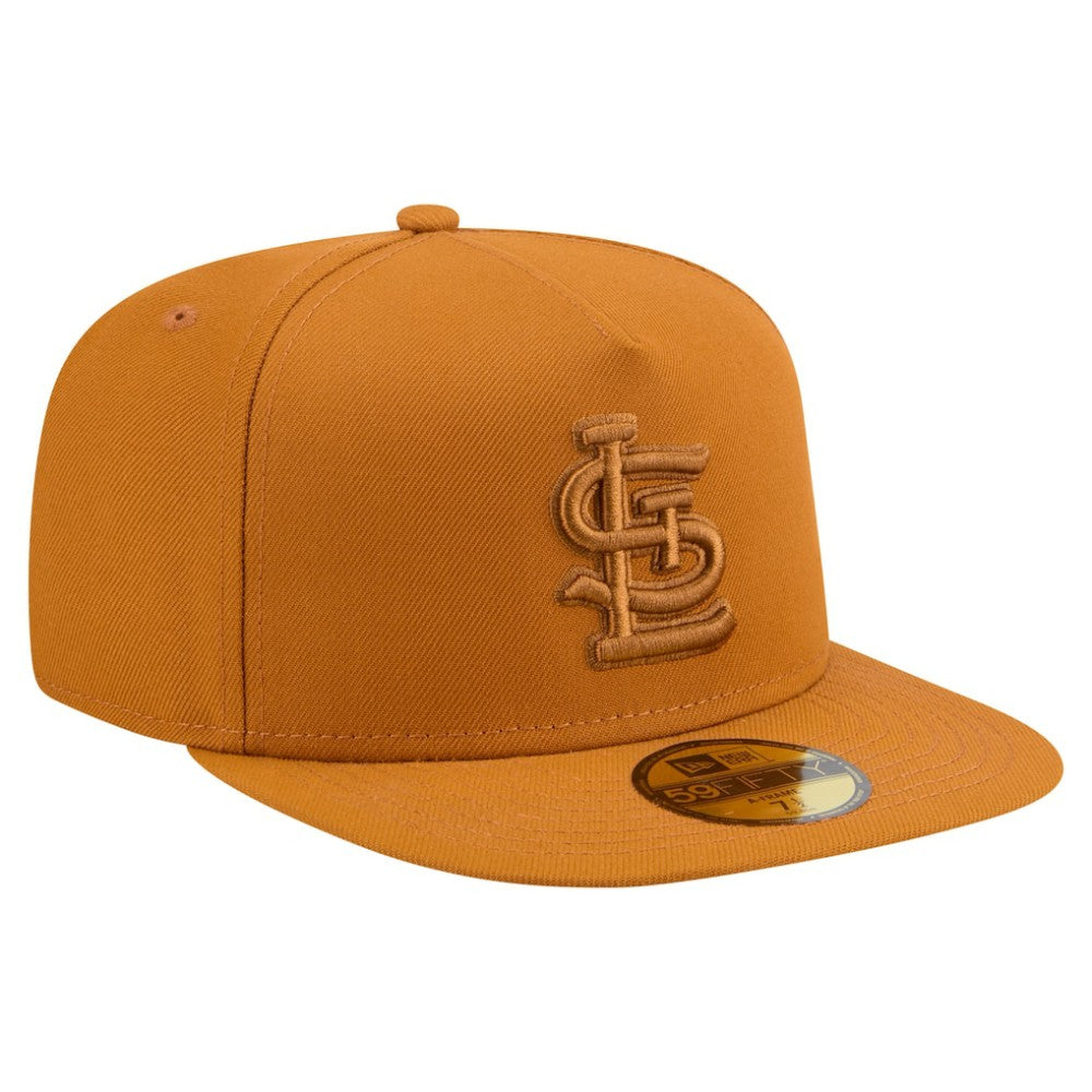 St. Louis Cardinals New Era Color Pack A-Frame 59FIFTY Fitted Hat - Orange Hats