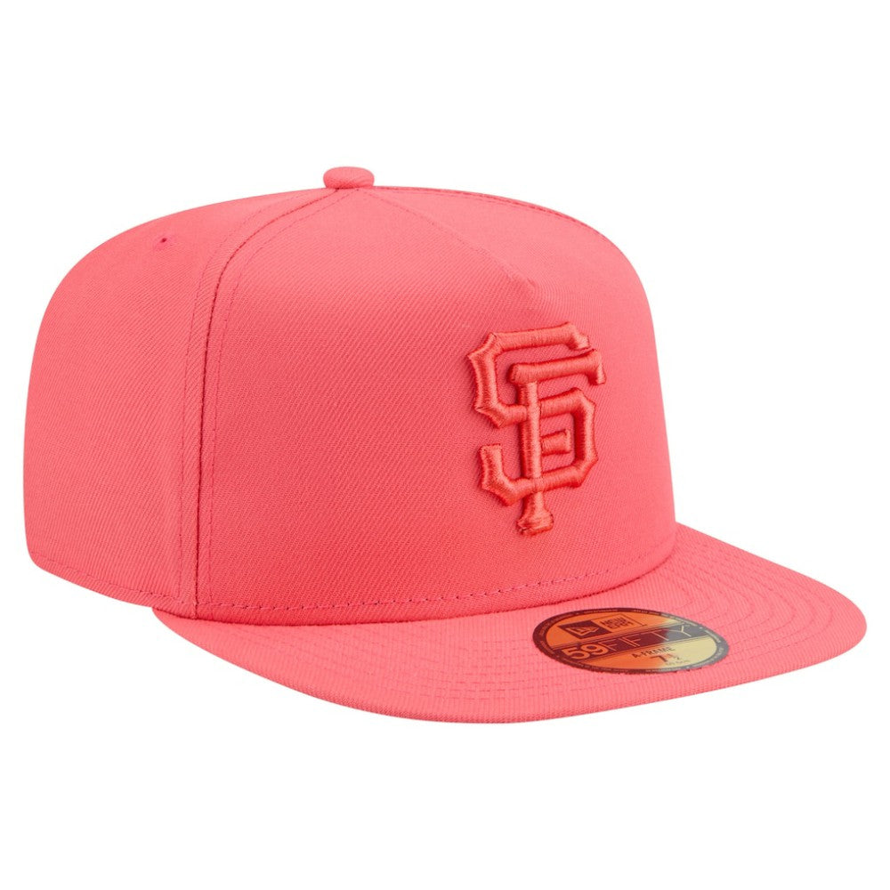 San Francisco Giants New Era Color Pack A-Frame 59FIFTY Fitted Hat - Coral Hats