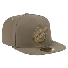 Baltimore Orioles New Era Color Pack A-Frame 59FIFTY Fitted Hat - Olive Hats