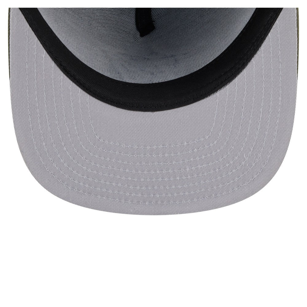 Miami Marlins New Era Color Pack A-Frame 59FIFTY Fitted Hat - Olive Hats