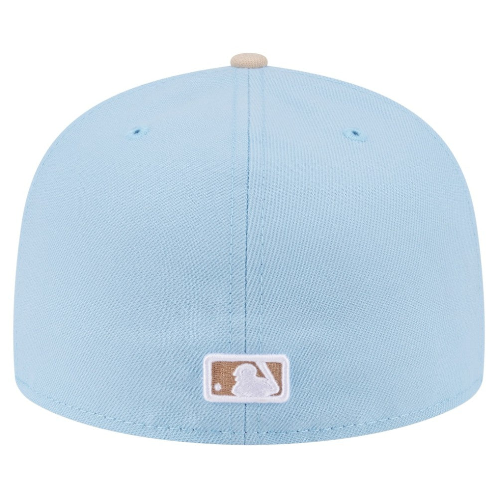 Chicago White Sox New Era Two-Tone Color Pack A-Frame 59FIFTY Fitted Hat - Light Blue/Cream Hats