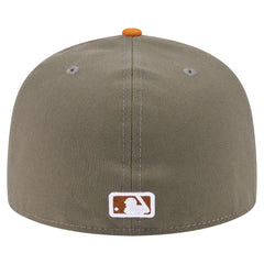 Chicago Cubs New Era Two-Tone Color Pack A-Frame 59FIFTY Fitted Hat - Olive/Orange Hats