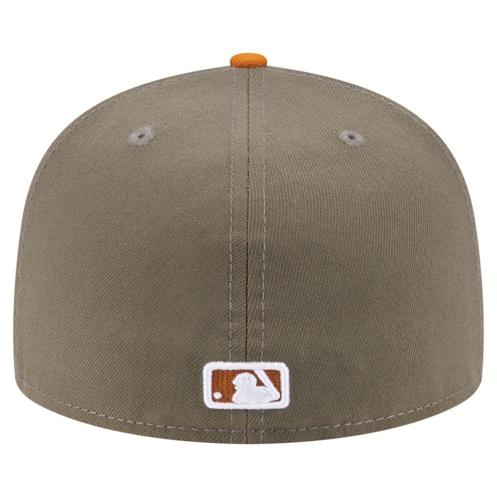Chicago White Sox New Era Two-Tone Color Pack A-Frame 59FIFTY Fitted Hat - Olive/Orange Hats
